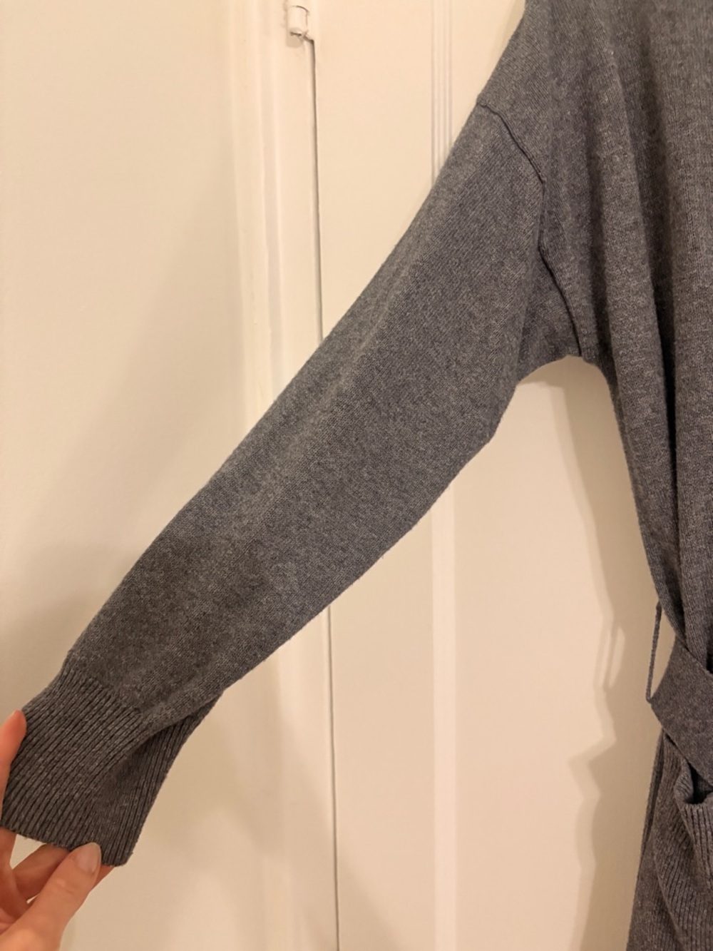 Alex Mill Wool and Cotton Blend Jumpsuit with Belt - Picture 5 of 10